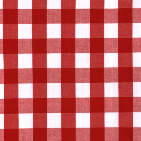 Gingham 1 Inch - Red