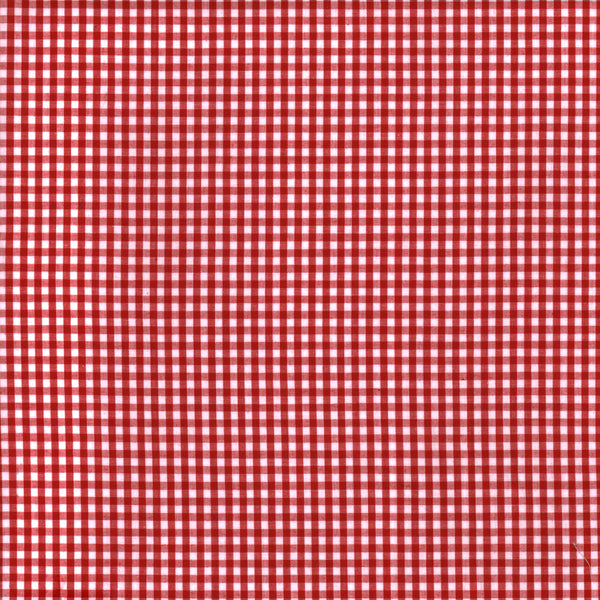 Gingham 1/8 Inch - Red