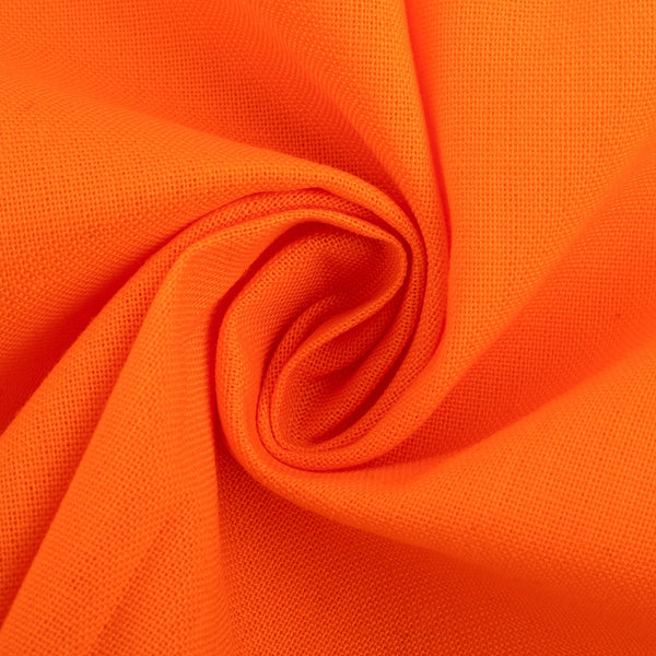 Cotonnade pur coton - Orange